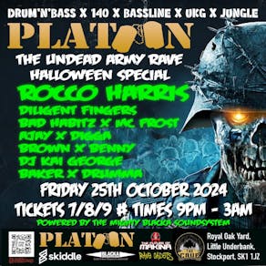 PLATOON - The Undead Army Halloween Rave