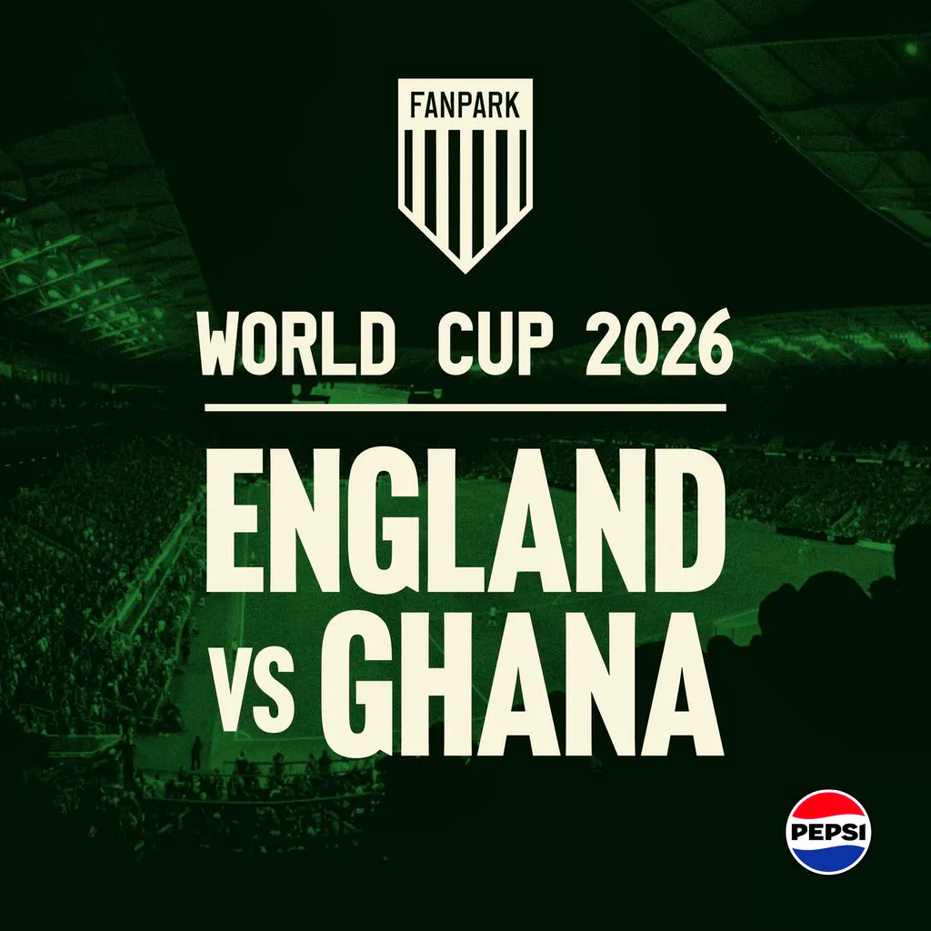 ENGLAND V GHANA - Football World Cup (Free Entry) at Camp And Furnace