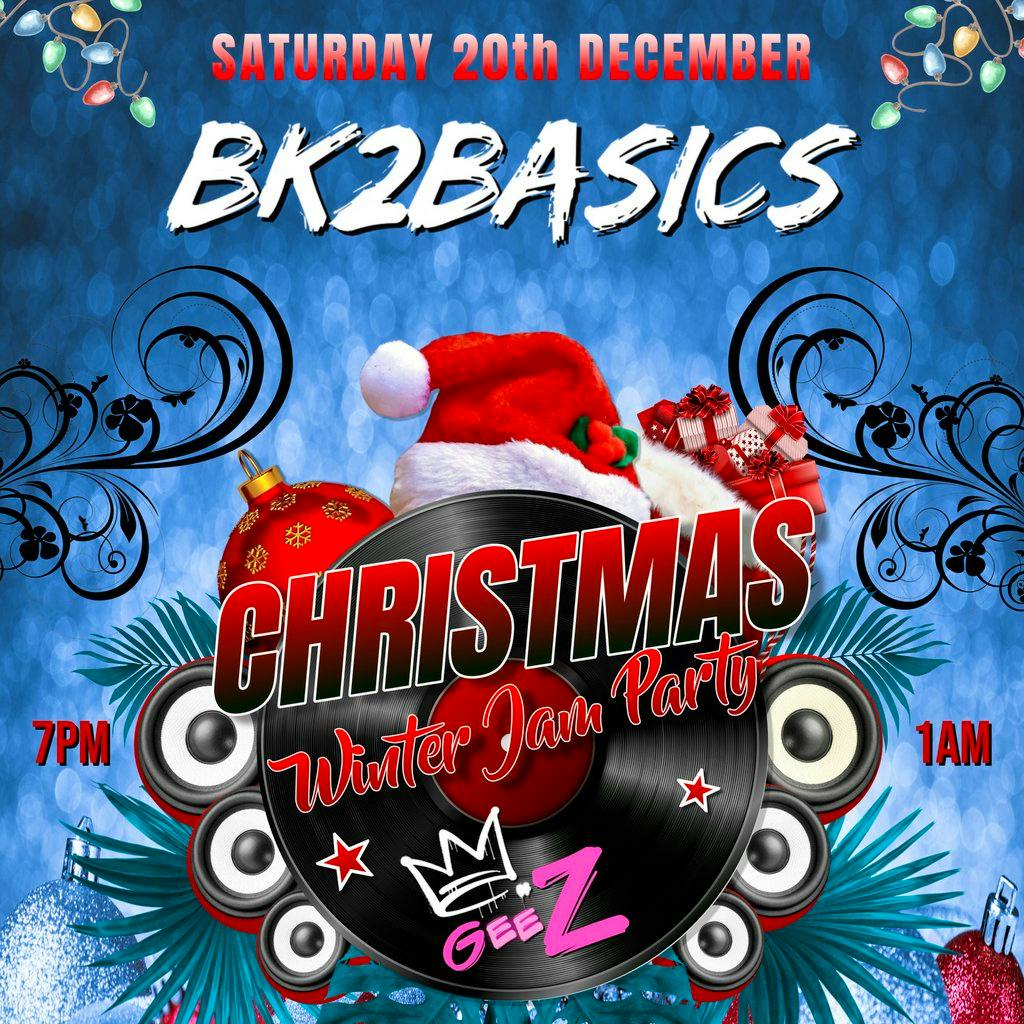 BK2Basics Christmas Winter Jam Party at Geez King Street Dy28nz