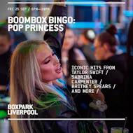 Pop Princess Bingo at Boxpark Liverpool
