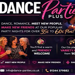 BUSHEY,HERTS. Over 30s-60s+ Party for Singles&Couples-FRI 19 JUN