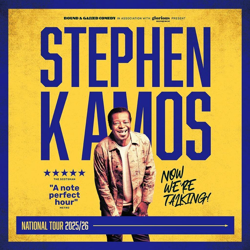 Stephen K Amos: Now We're talking! at Duck Slatterys Dundee