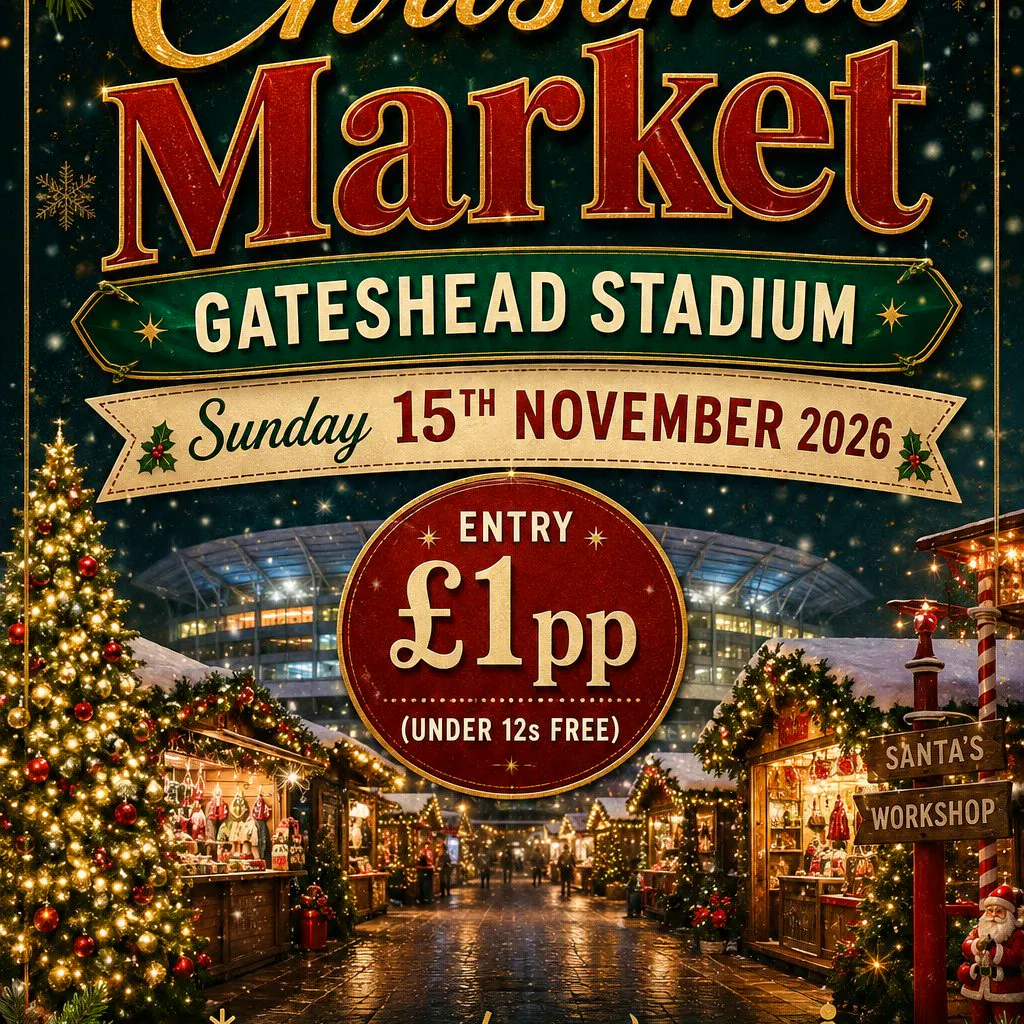 Gateshead Stadium Christmas Market at Gateshead International Stadium