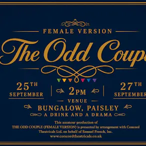 The Odd Couple (Female Version) Burn The Cork Theatre Co