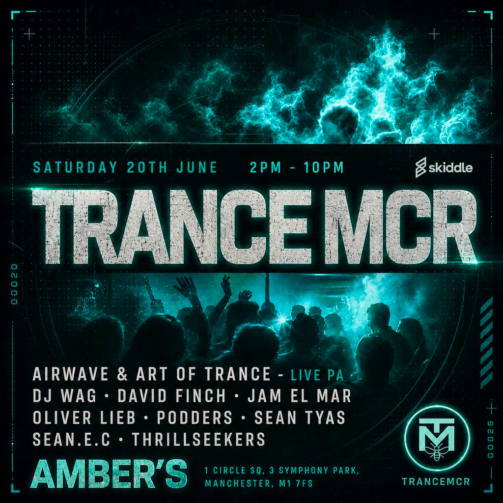 TranceMCR Day Party - Ambers - Airwave, Oliver Lieb + more at Amber's
