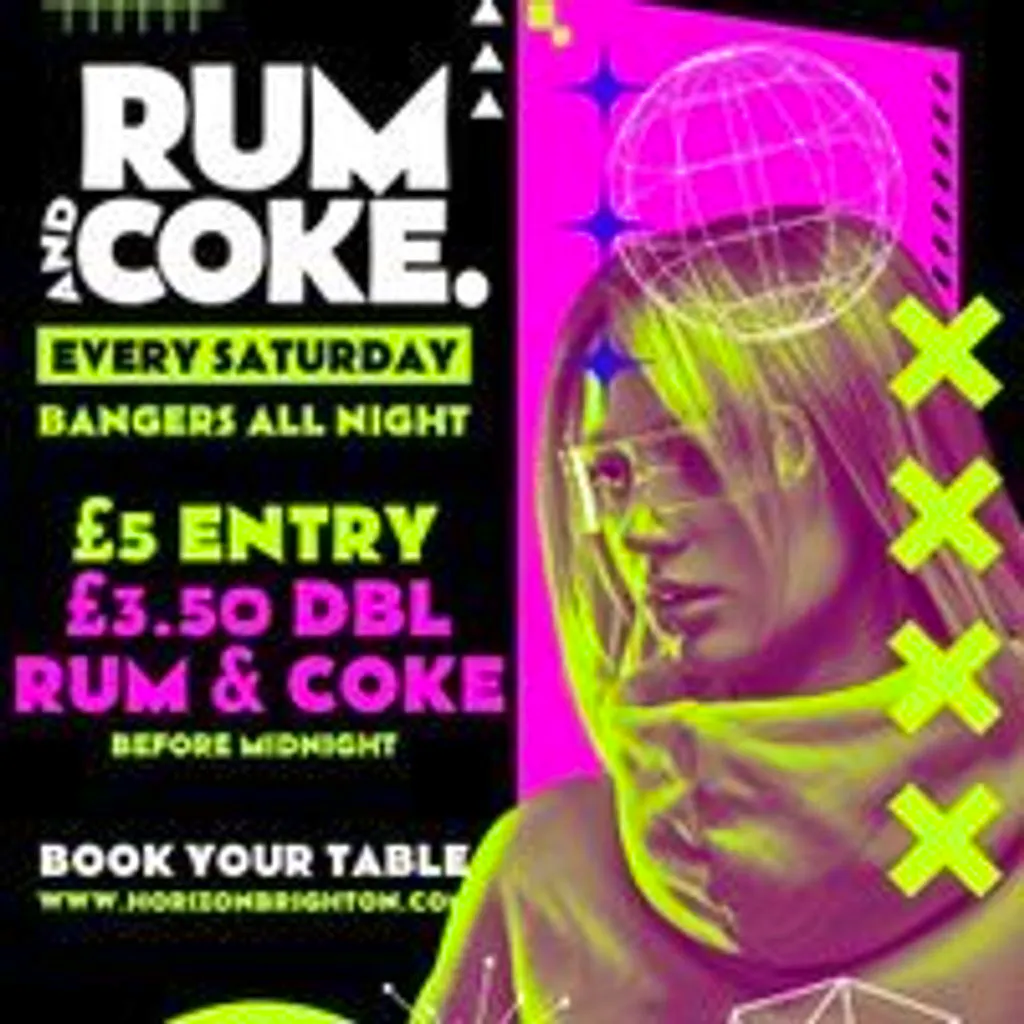 Rum & Coke @ Horizon - 09/05/26 at Horizon