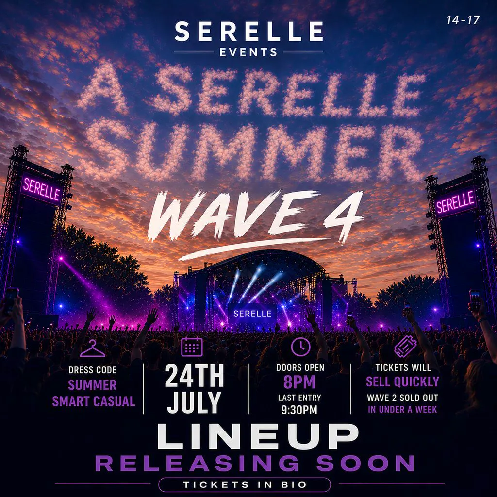 SERELLE WAVE 4- mid summer at Winkers Nightclub