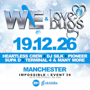 W&E & Lovebugs, Manchester: Christmas Party.