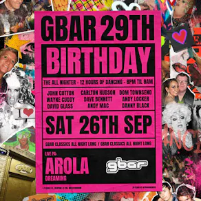 GBAR 29th Birthday - The All Nighter
