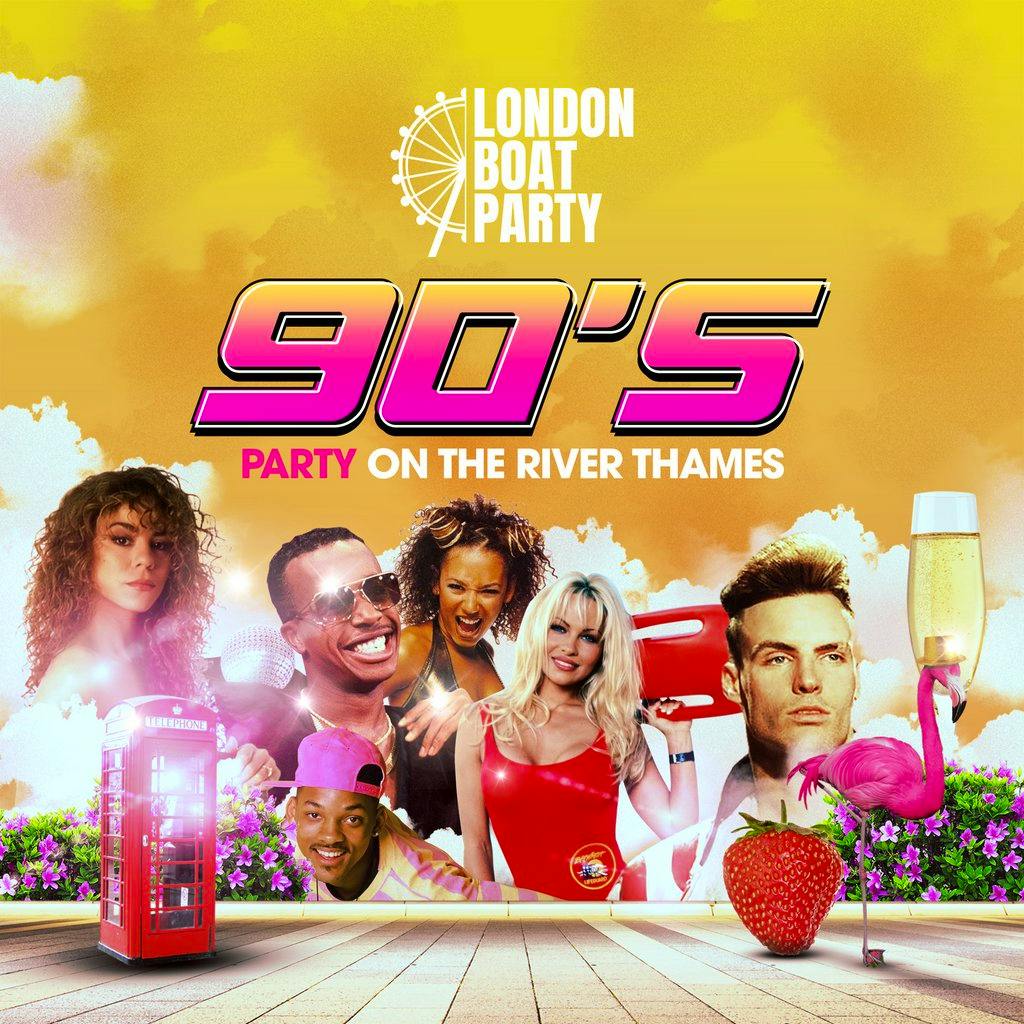 90s London Summer Boat Party 2026! at Temple Pier
