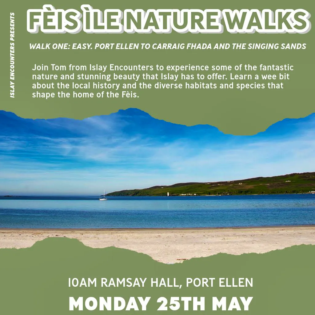 Fèis Ìle Nature Walk One: Easy at The Ramsay Hall Port Ellen