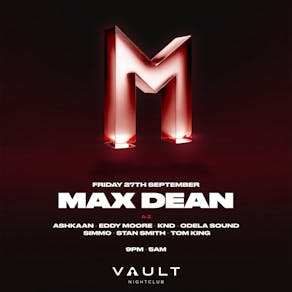 Motive Bournemouth: Max Dean @ The Vault