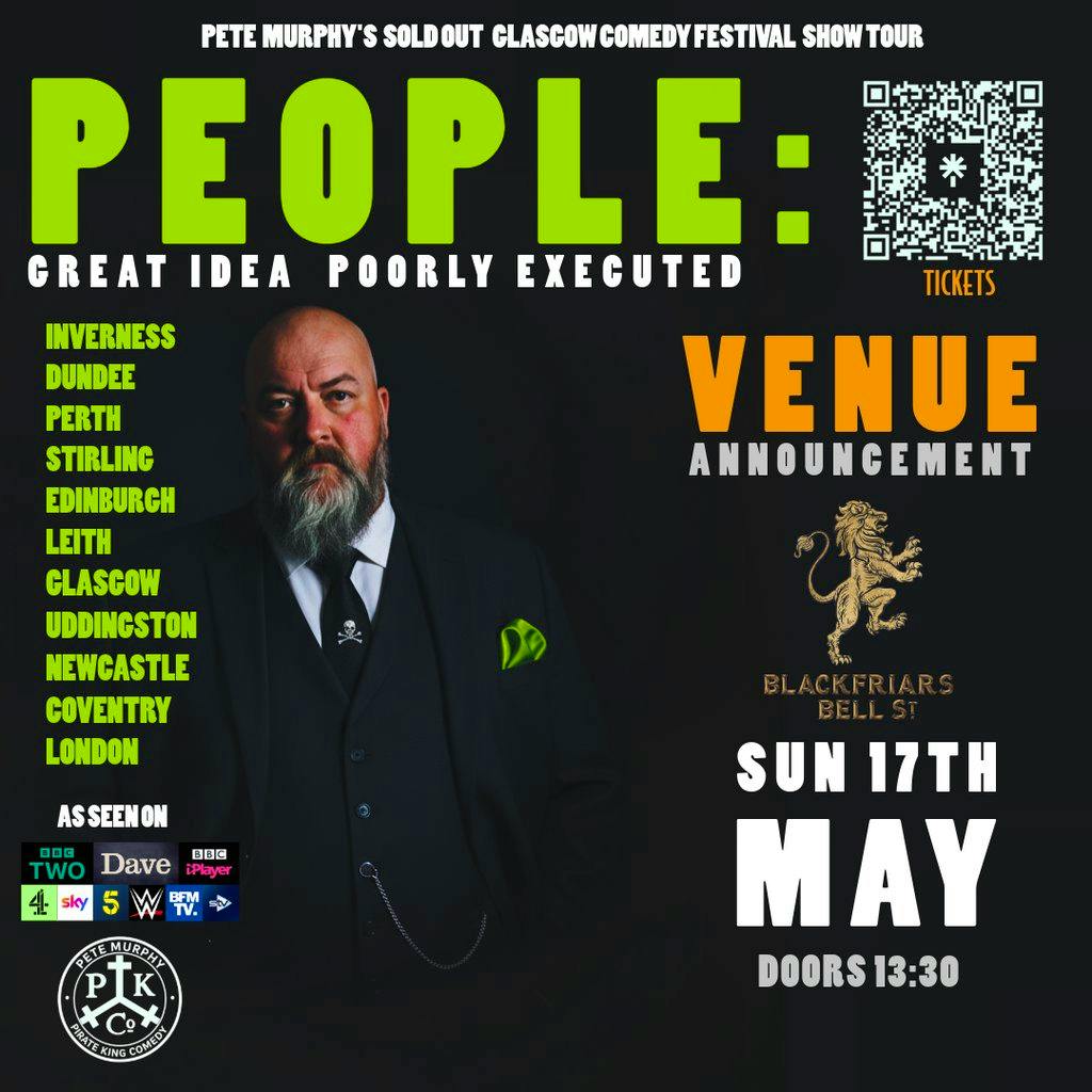 PEOPLE: UK TOUR Glasgow at Blackfriars Of Bell Street