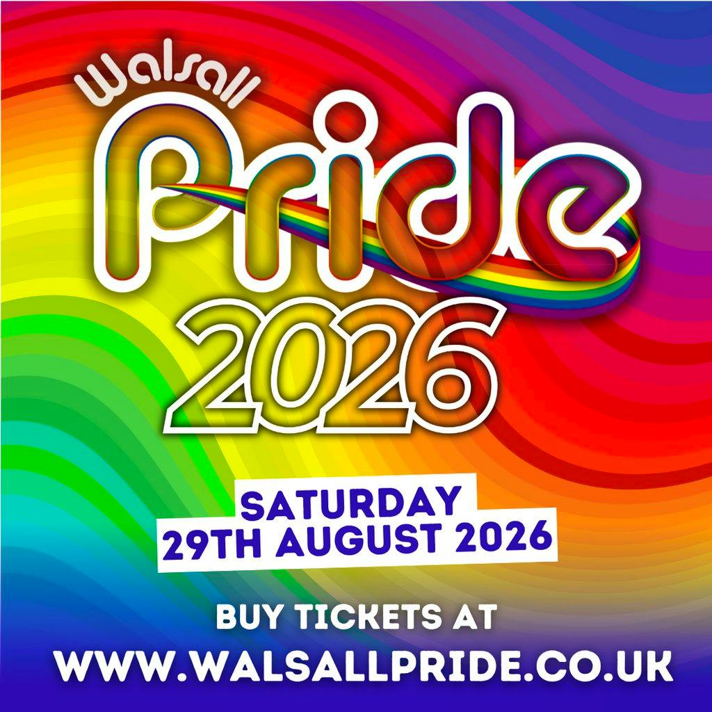 Walsall Pride 2026 at Walsall Arboretum Extension
