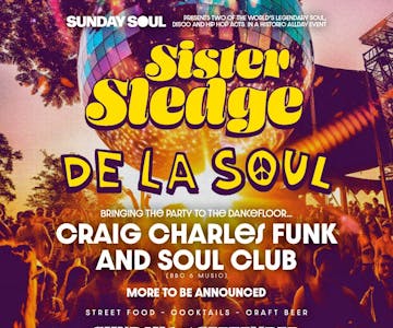 Sister Sledge with De La Soul and Craig Charles