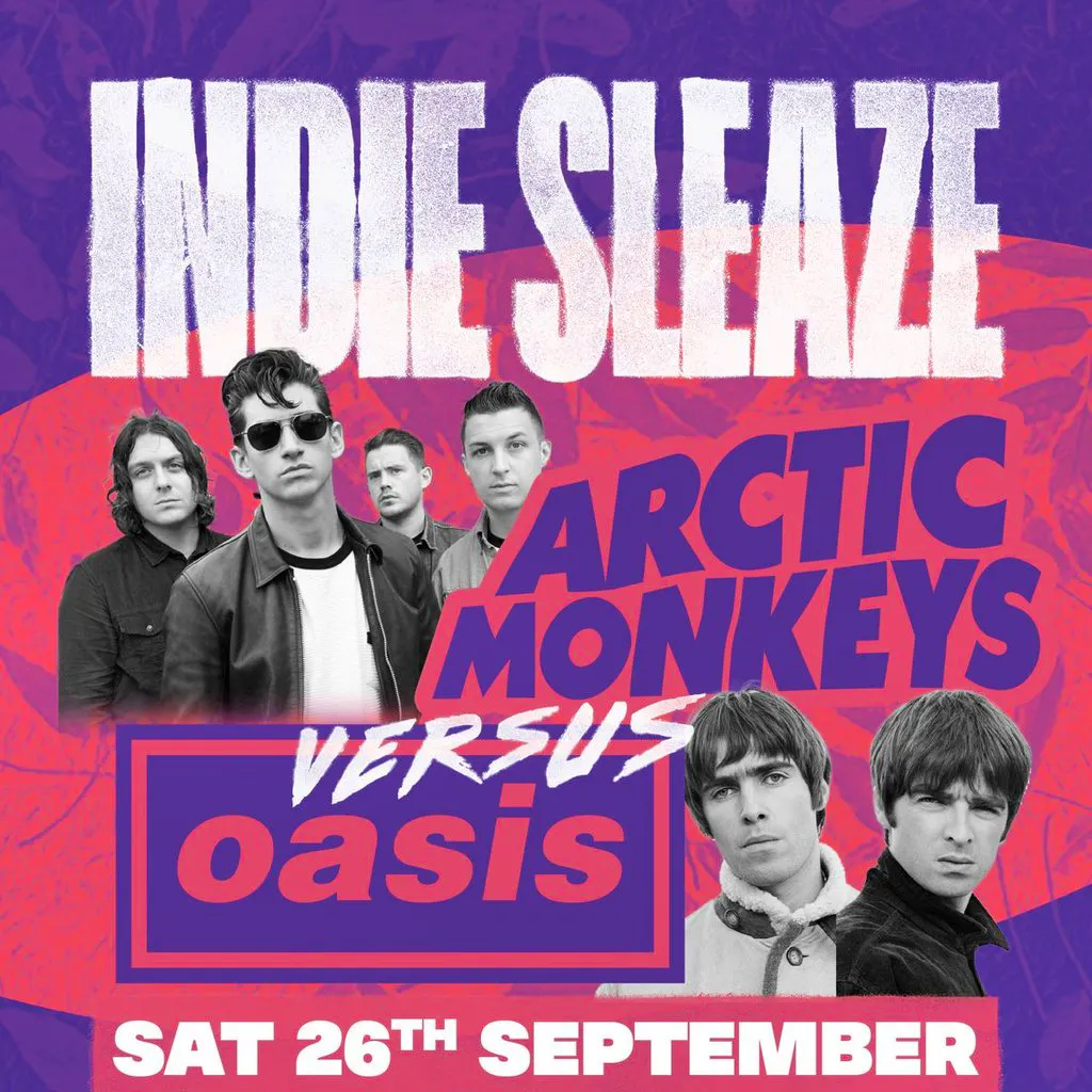 Artctic Monkeys vs Oasis Indie Club Night at Network Sheffield 14 16 Matilda Street S14qd
