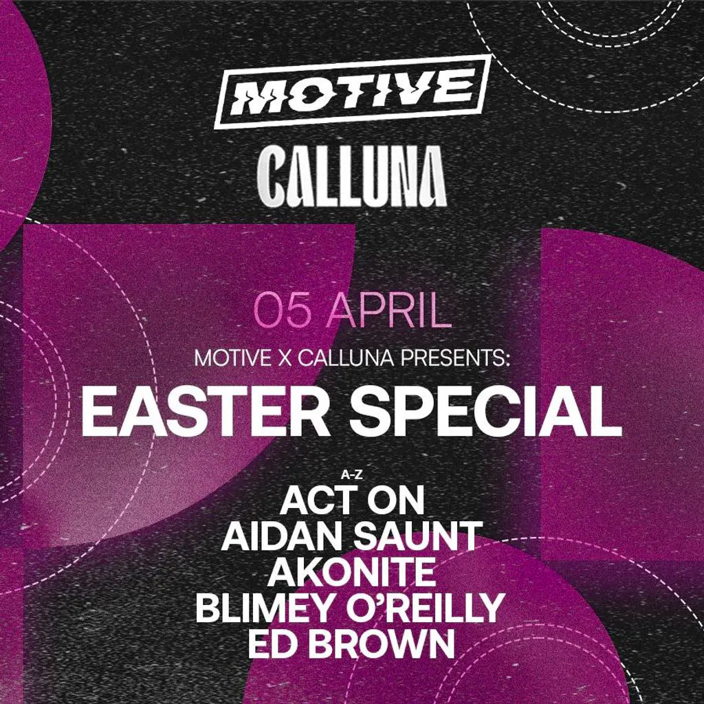 MOTIVE x Calluna Presents: Easter Special at Calluna Nottingham
