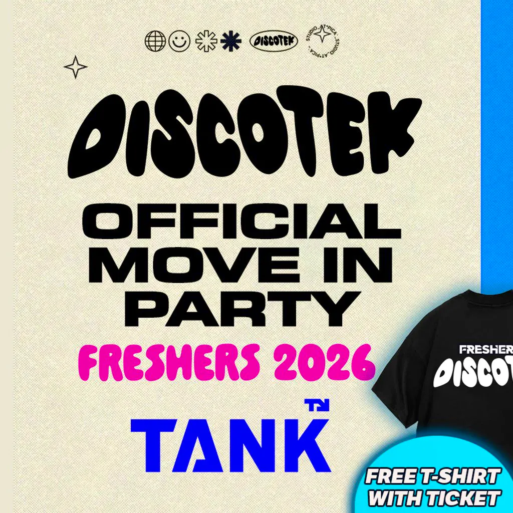 Freshers Discotek Sheffield 2026 at Tank Nightclub
