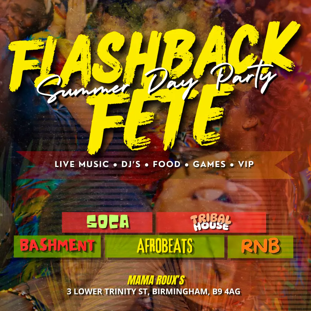 Flashback Fete at Mama Roux's Birmingham