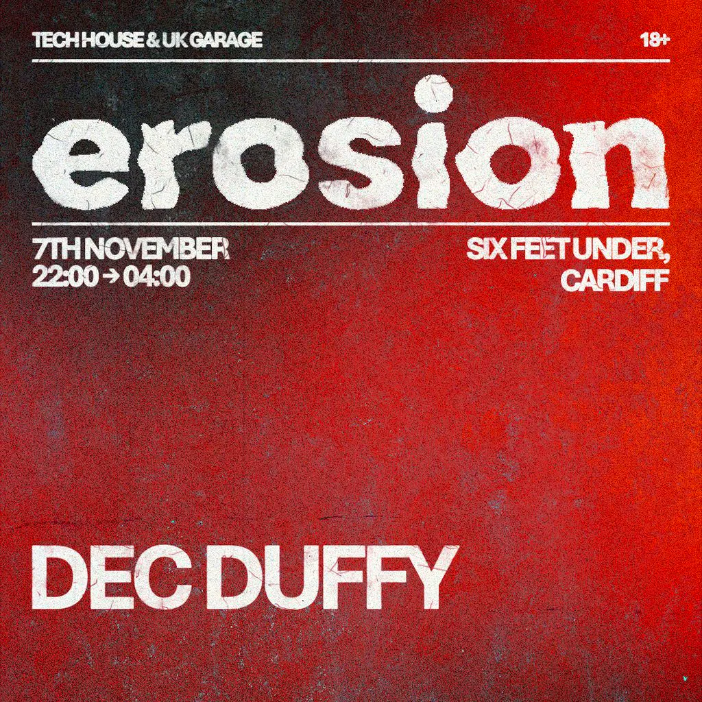 Erosion Presents: DEC DUFFY at Six Feet Under