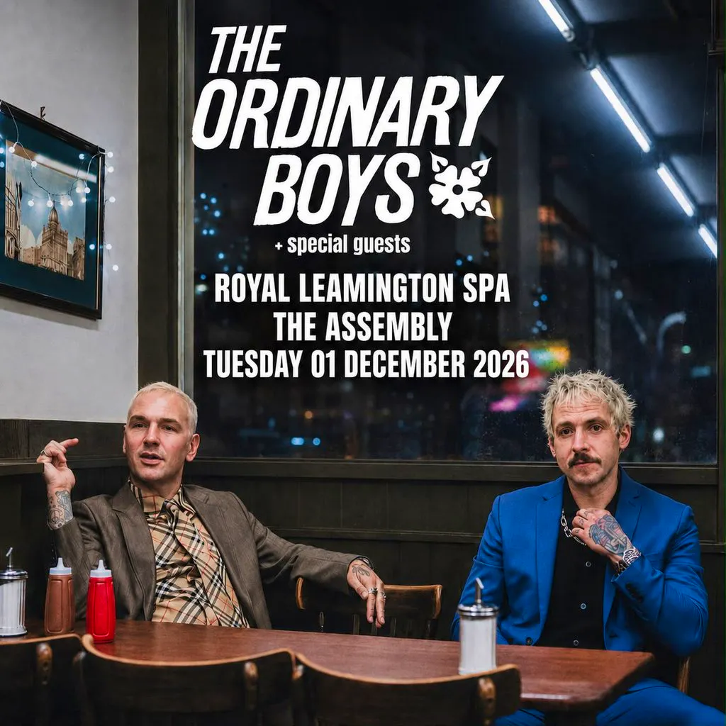 THE ORDINARY BOYS Tuesday 01/12/26 at The Assembly Leamington