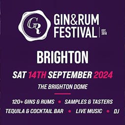 Gin & Rum Festival Brighton 2024 Tickets | Brighton Dome Concert Hall Brighton  | Sat 14th September 2024 Lineup