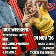 RIOTWEEKEND with special guests! at Lucky Strike Glasgow