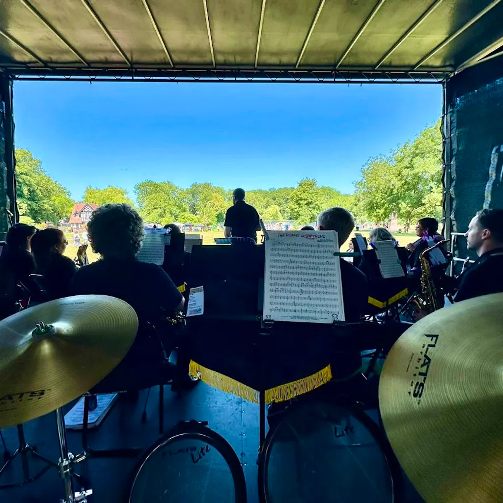 Crumpsall Concert Band at Prestwich Arts Festival at Our Lady Of Grace Parish Hall