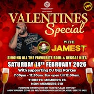 Valentines Special with JAMES T at Kingshurst Labour Club