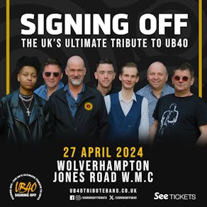 Signing Off UB40 Tribute at Jones Road Working Men's Club