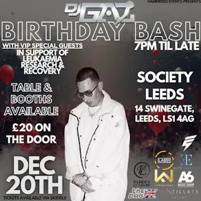 DJ G-A-Z Birthday Bash