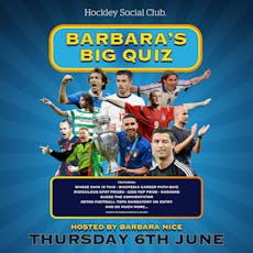 Barbara's Big Quiz: Euro 2024 Special! at Hockley Social Club