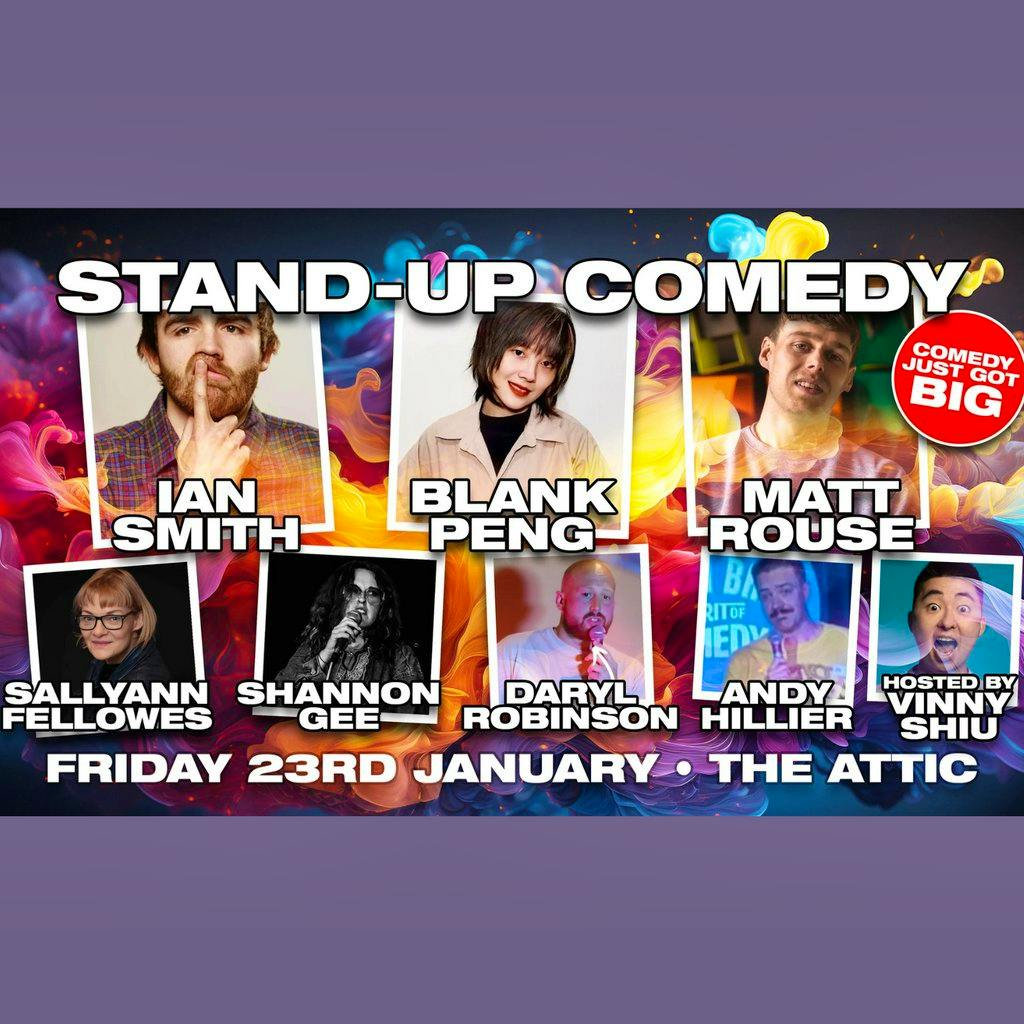 Southampton Stand Up Comedy just got BIG Near me at The Attic Southampton
