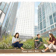 Yeo Valley Organic Pop-Up Pasture at Reuters Plaza,