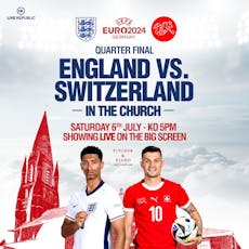 ENGLAND V SWITZERLAND EUROS 2024 - Pitcher & Piano - Big Screen at Pitcher And Piano Nottingham