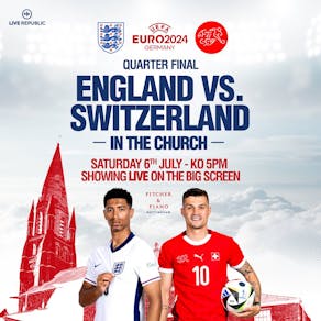 ENGLAND V SWITZERLAND EUROS 2024 - Pitcher & Piano - Big Screen