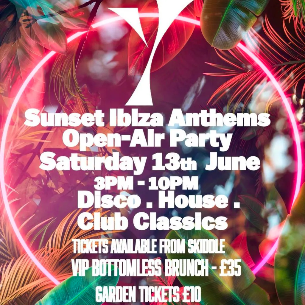 Sunset Ibiza Anthems at Y Guildford