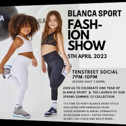 Blanca Sport turns One Tickets | Tenstreet Social Liverpool  | Wed 5th April 2023 Lineup