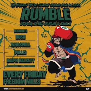 RUMBLE Royale w/ Guest TBA - Garage, Speed Garage & Bass