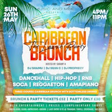 Music and Mee presents - The Launch Party - Caribbean Brunch at TRANQUIL TURTLE