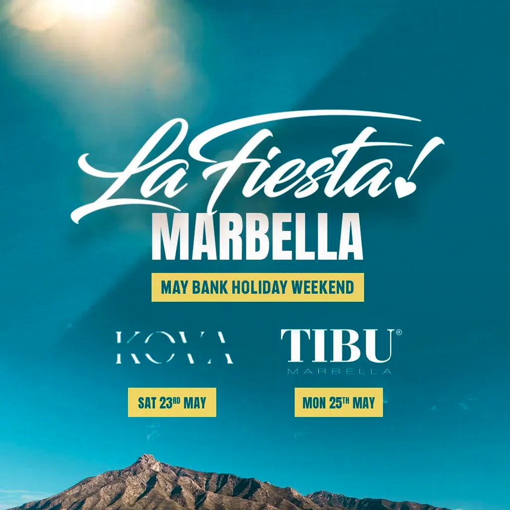 La Fiesta at KOVA Marbella (May Bank Holiday) at Kova Beach Club