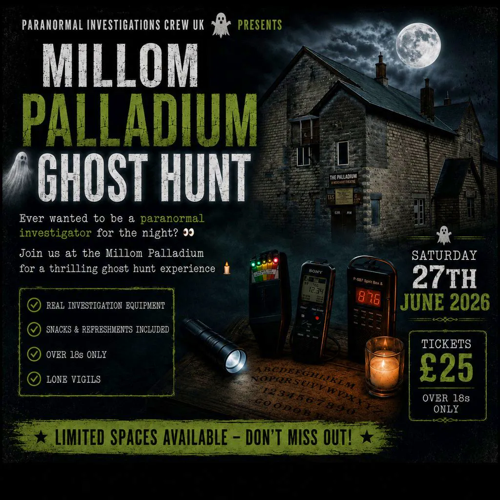 Millom Palladium,  Cumbria ghost hunt experience at Millom Palladium Theatre