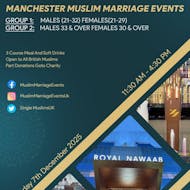 Muslim Marriage Events Manchester - 2 Age Groups at Royal Nawaab Pyramid