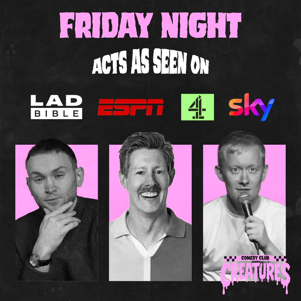 Friday Night Showcase|| Creatures Comedy Club at Creatures Comedy Club