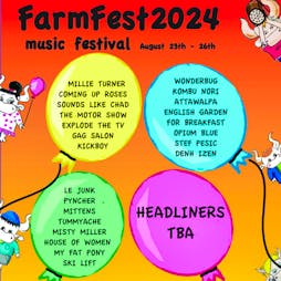 FarmFest Tickets | FarmFest Rickmansworth  | Fri 23rd August 2024 Lineup