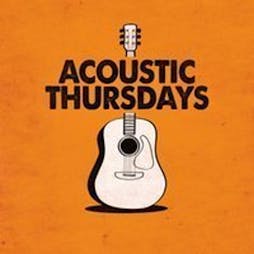 Acoustic Thursdays Tickets | Vauxhall Food And Beer Garden London  | Thu 2nd May 2024 Lineup