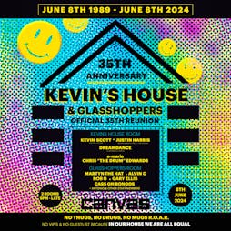 KEVINS HOUSE: 35th Anniversary Reunion Tickets | Canvas  Bournemouth  | Sat 8th June 2024 Lineup