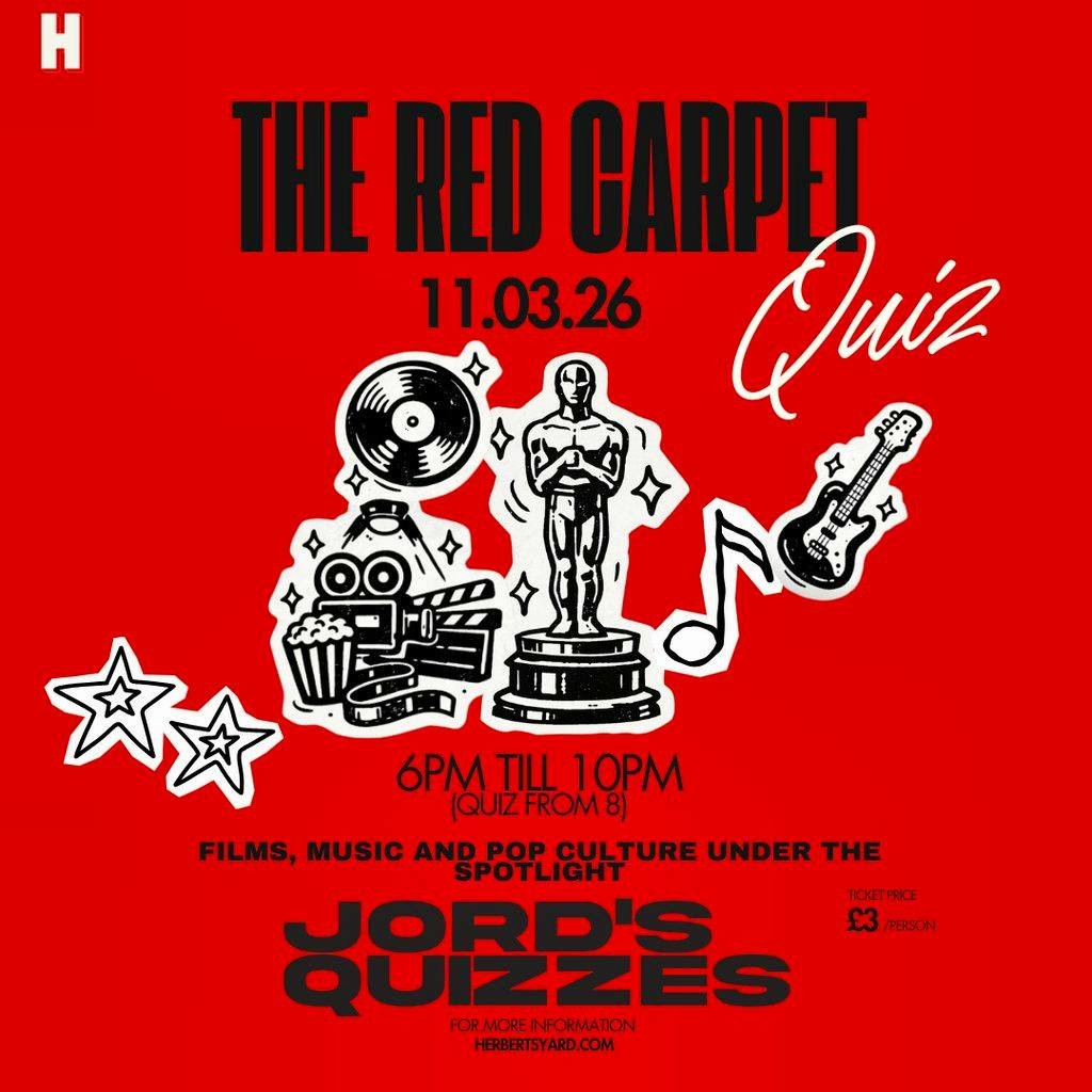 Herbert's Yard: The Red Carpet Quiz at Herbert's Yard