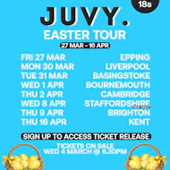 JUVY Under 18s - Easter Tour - Monday 30th March - LIVERPOOL at Arts Club