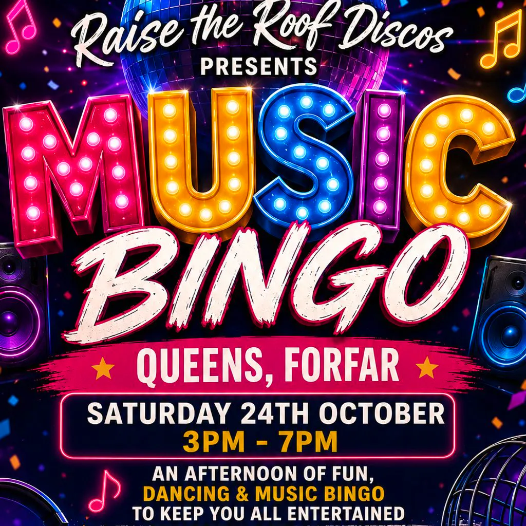 Music Bingo at The Queens Hotel Forfar